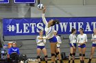 Volleyball vs Emerson  Wheaton College Women's Volleyball vs Emerson College. - Photo by Keith Nordstrom : Wheaton, Volleyball, VB2019